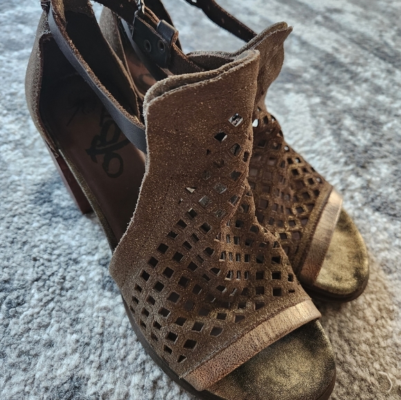 OTBT Bronze Metaphor Heeled Sandal Size 7.5 - Picture 5 of 8